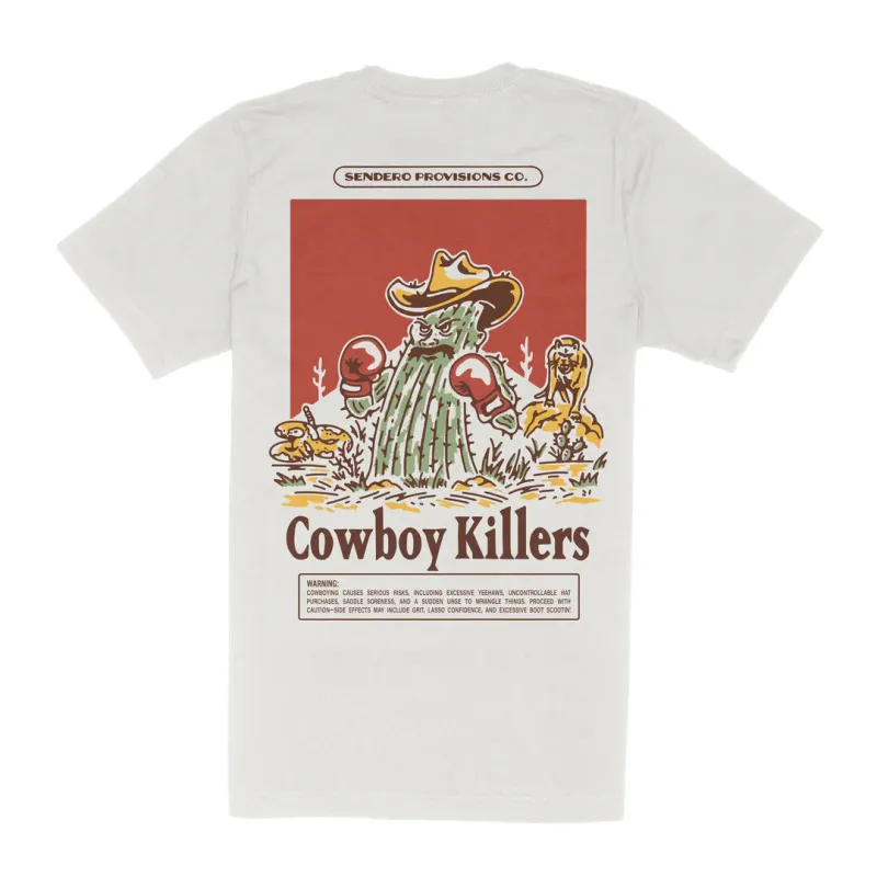 Cowboy Killers Tee | Vintage White | Sendero Provisions Co made by Sendero Provisions CO