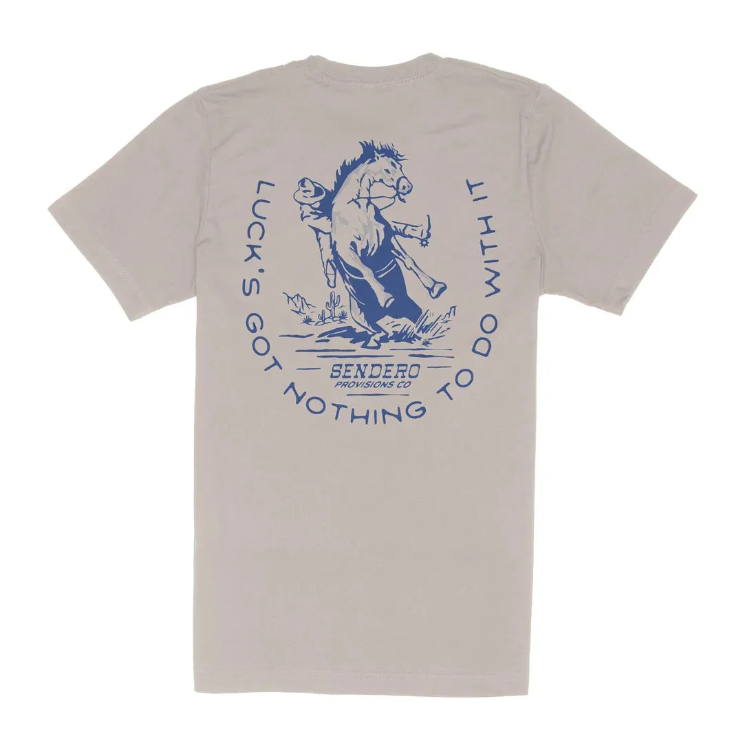 No Luck Tee | Sand | Sendero Provisions Co sold by Man Ready