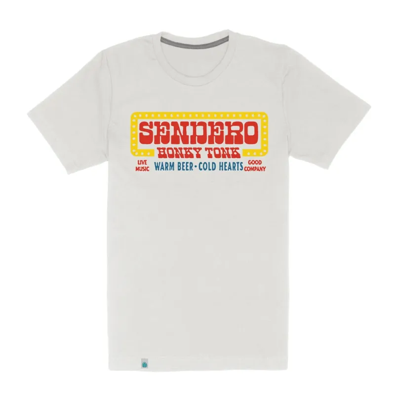 Sendero Honky Tonk Tee | Vintage White | Sendero Provisions Co made by Sendero Provisions CO