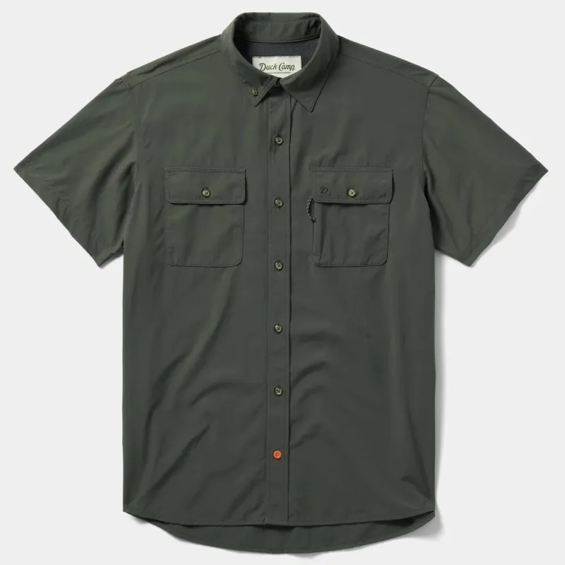 Lightweight Hunting Short Sleeve Shirt | Raven | Duck Camp made by Man Ready