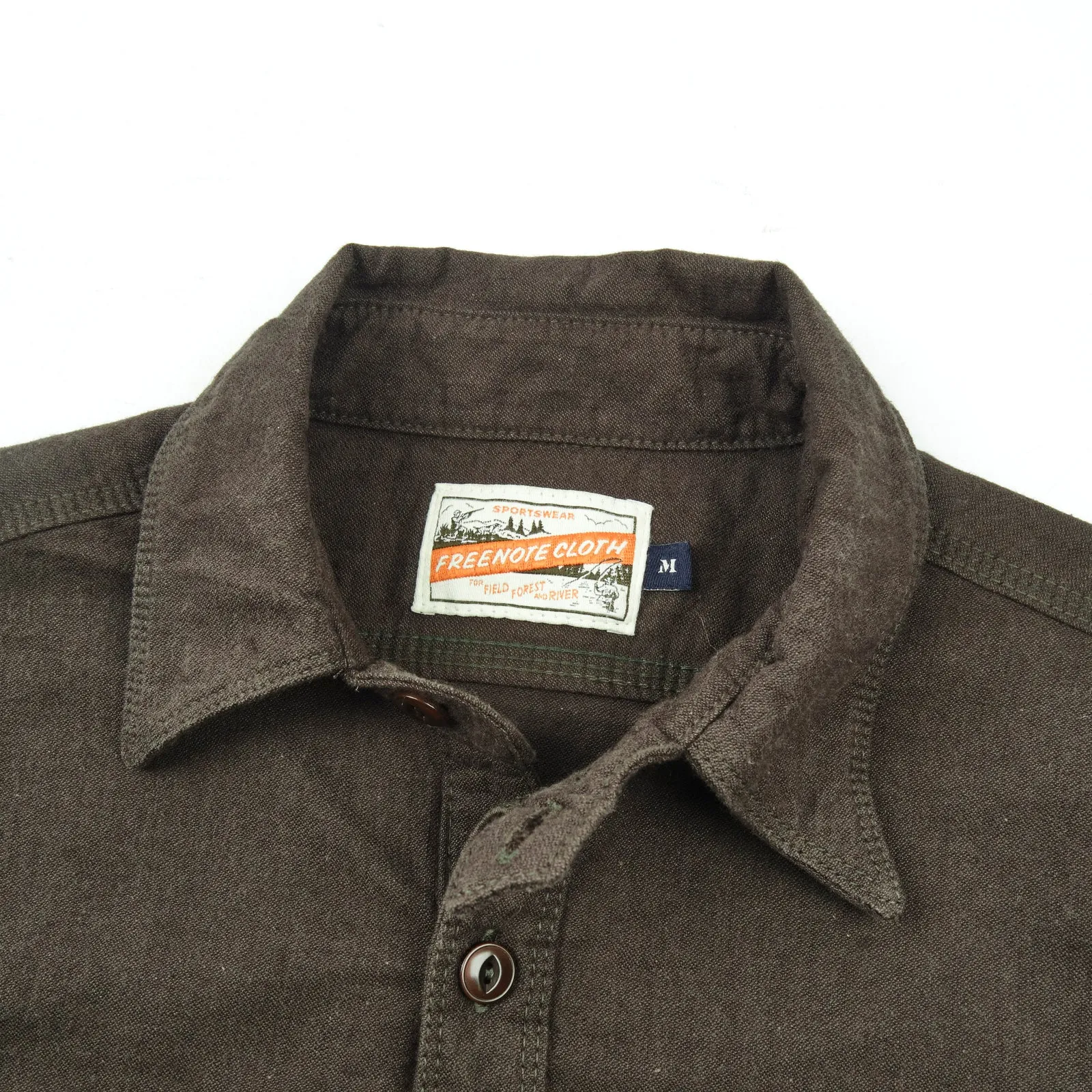 Wells Shirt | Oak | Freenote Cloth sold by Man Ready product image thumbnail 2