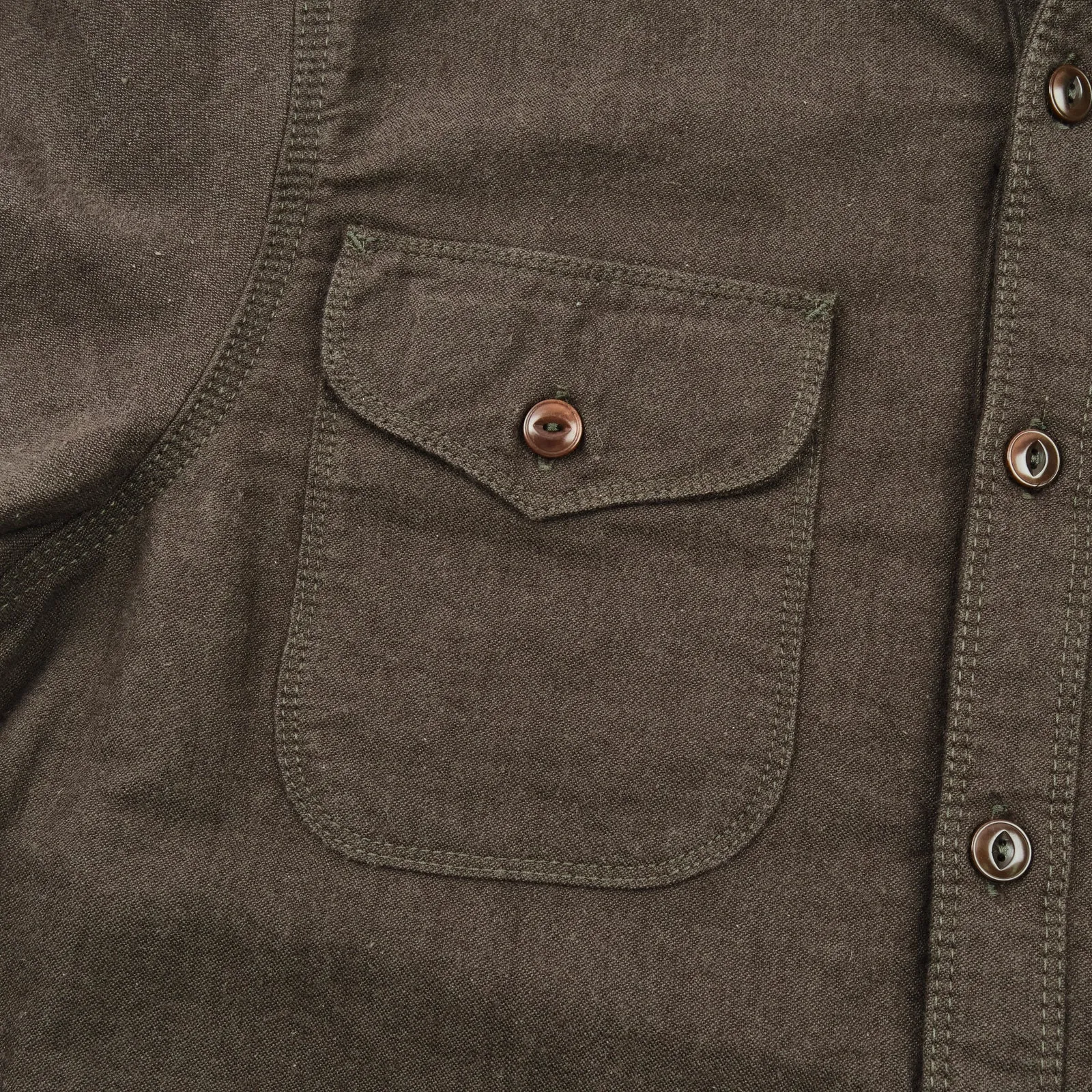 Wells Shirt | Oak | Freenote Cloth sold by Man Ready product image thumbnail 3