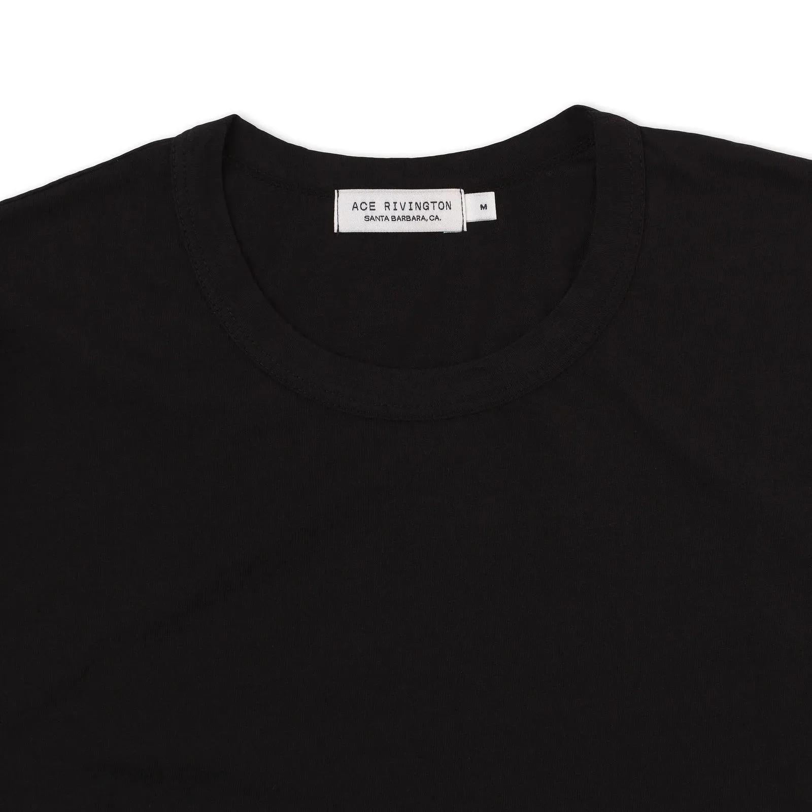 Super Soft "Supima" Cotton Tee | Black | Ace Rivington sold by Man Ready product image thumbnail 2