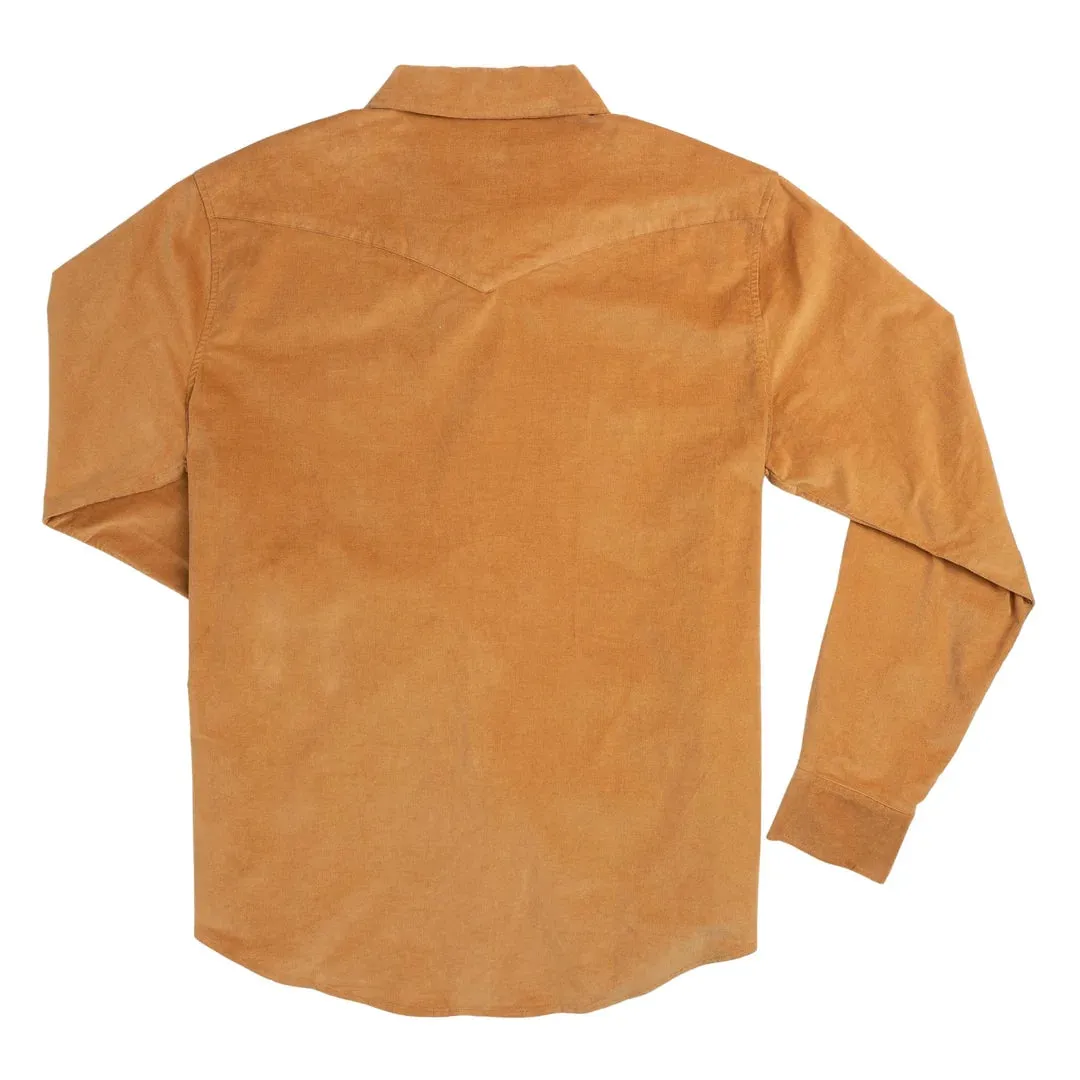 Wyatt Pearl Snap Corduroy Shirt | Sandstone | Sendero Provisions Co sold by Man Ready product image thumbnail 2