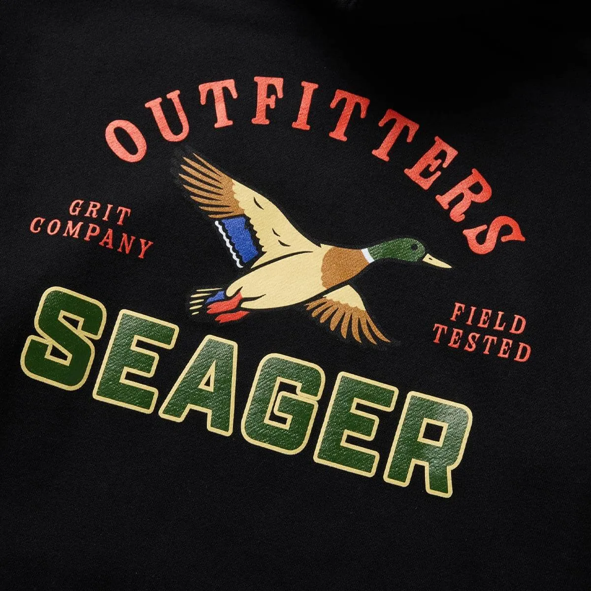 Outfitters Hoodie | Black | Seager Co. sold by Man Ready product image thumbnail 3