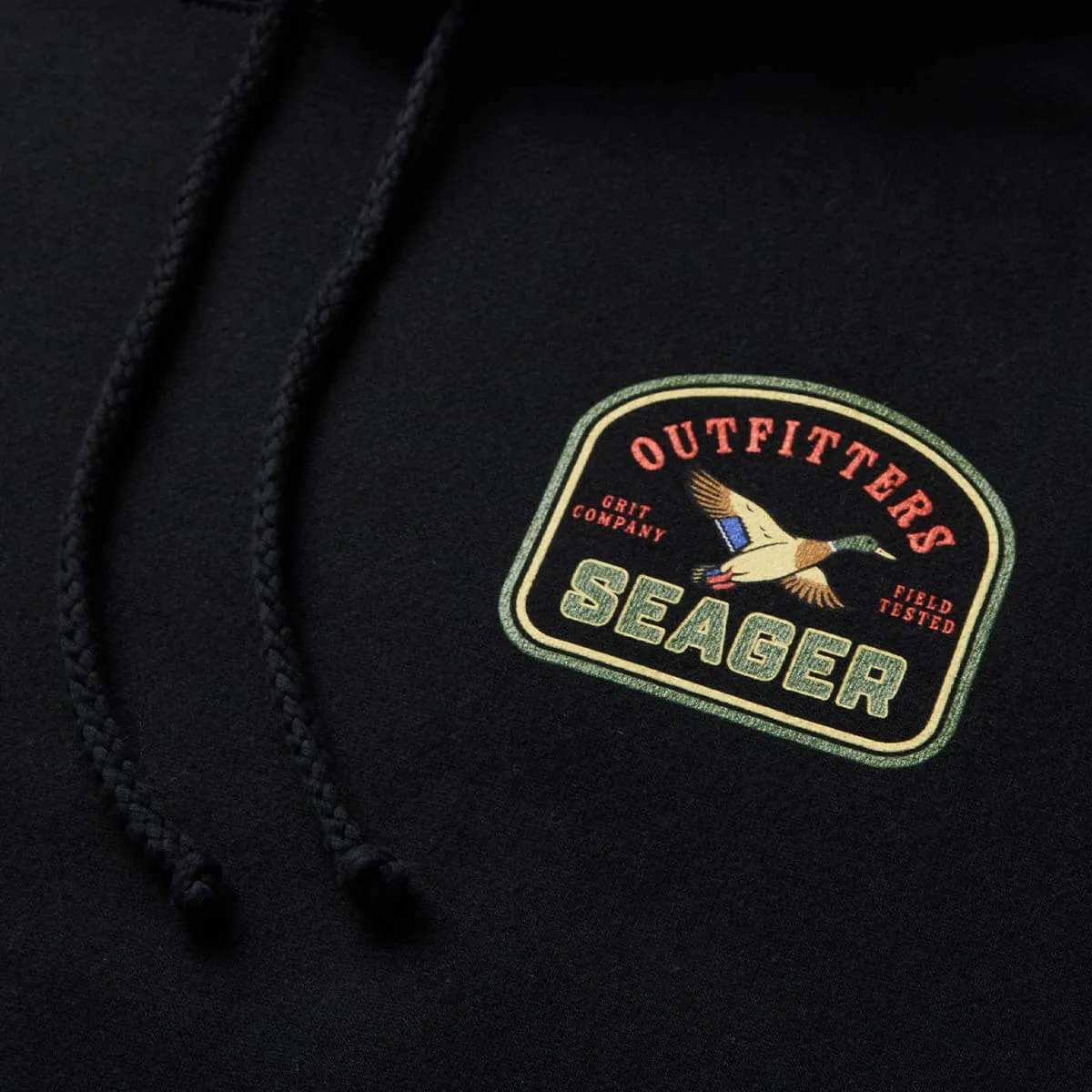Outfitters Hoodie | Black | Seager Co. sold by Man Ready product image thumbnail 4