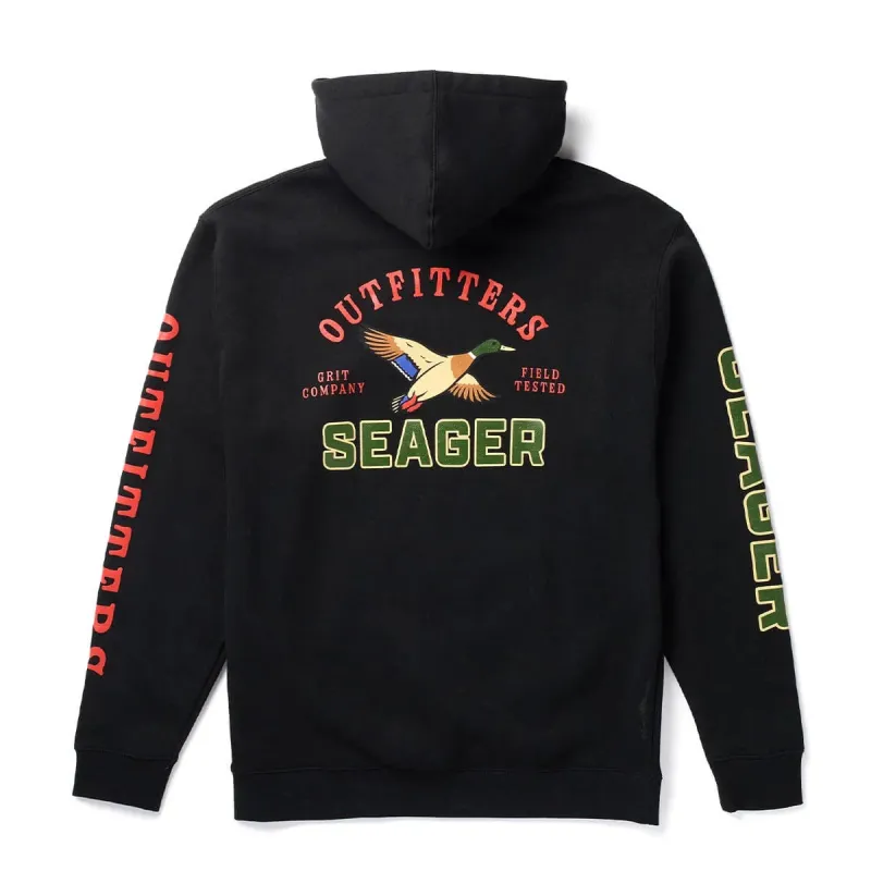 Outfitters Hoodie | Black | Seager Co. made by Seager