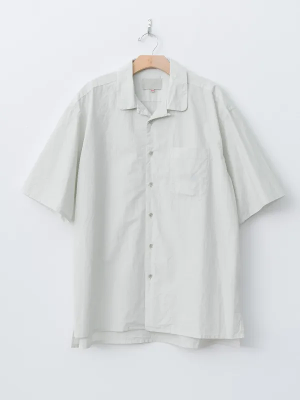 Open Collar Shirt - Black Rice sold by Namu Shop