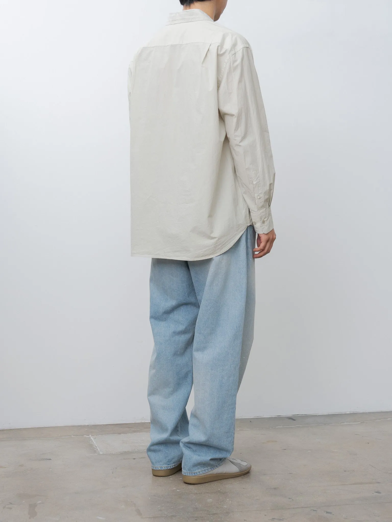 Natural Dyed Regular Collar Shirt - Black Rice sold by Namu Shop product image thumbnail 4