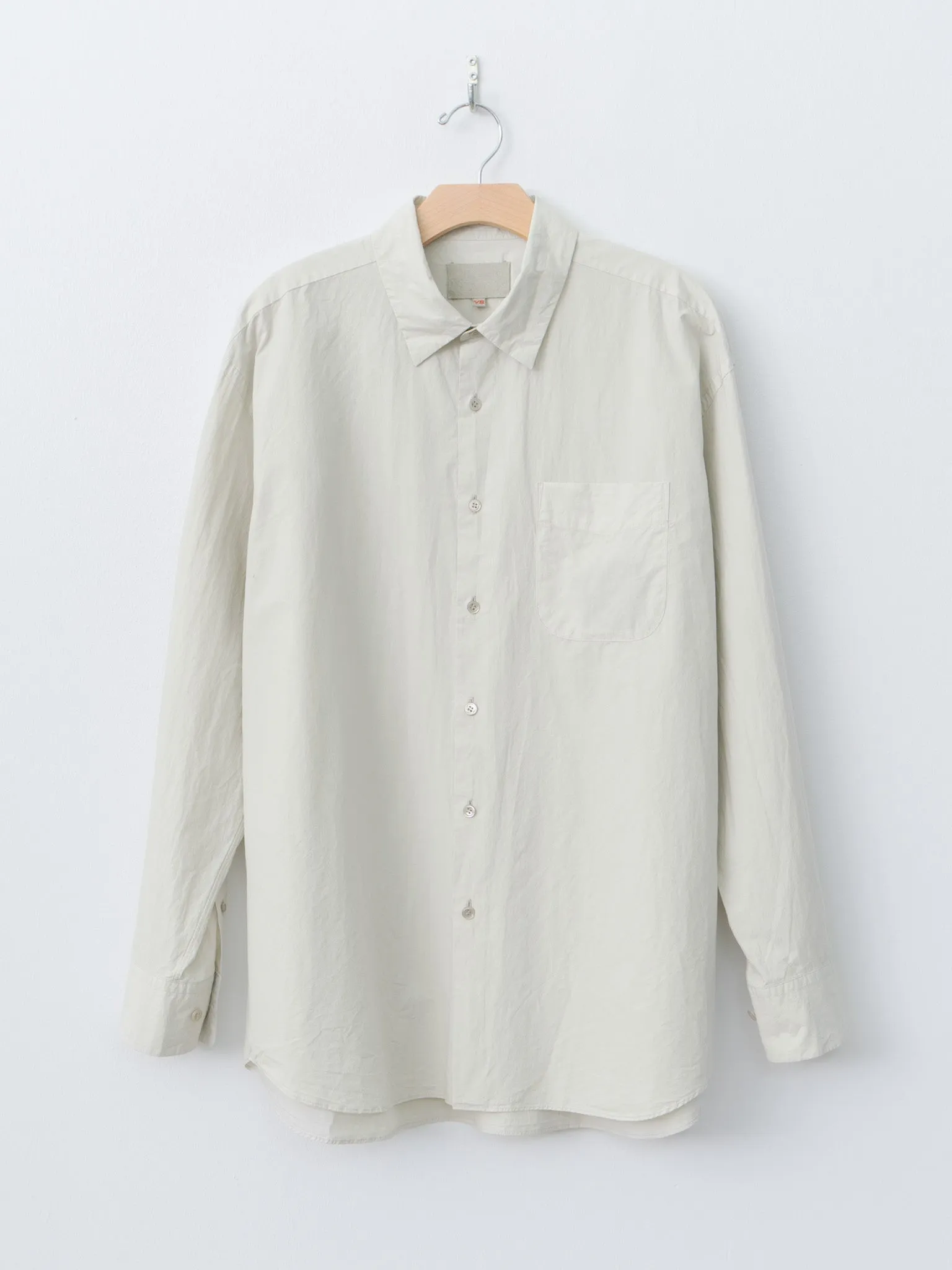 Natural Dyed Regular Collar Shirt - Black Rice sold by Namu Shop