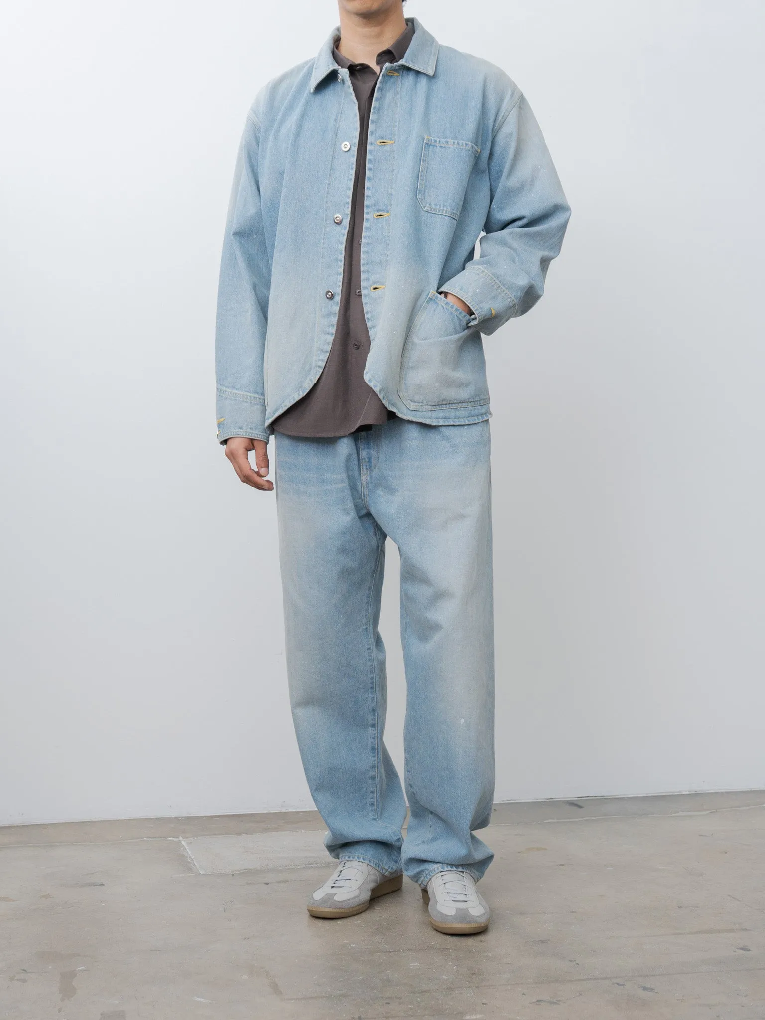 Coverall - Light Indigo sold by Namu Shop product image thumbnail 3