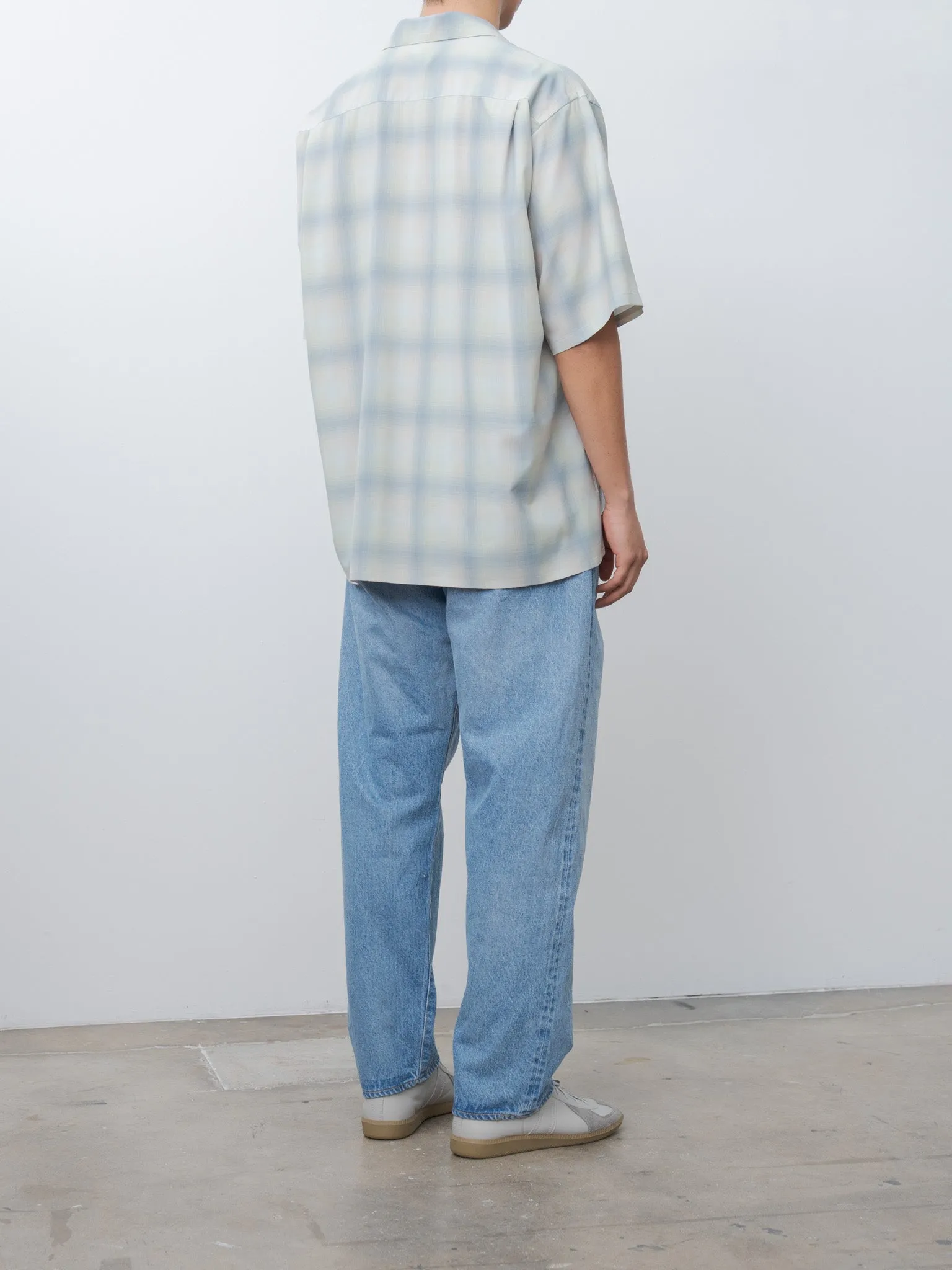 Open Collared SS Shirt - Pale Ombre sold by Namu Shop product image thumbnail 4