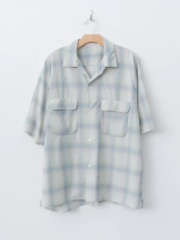 Open Collared SS Shirt - Pale Ombre sold by Namu Shop