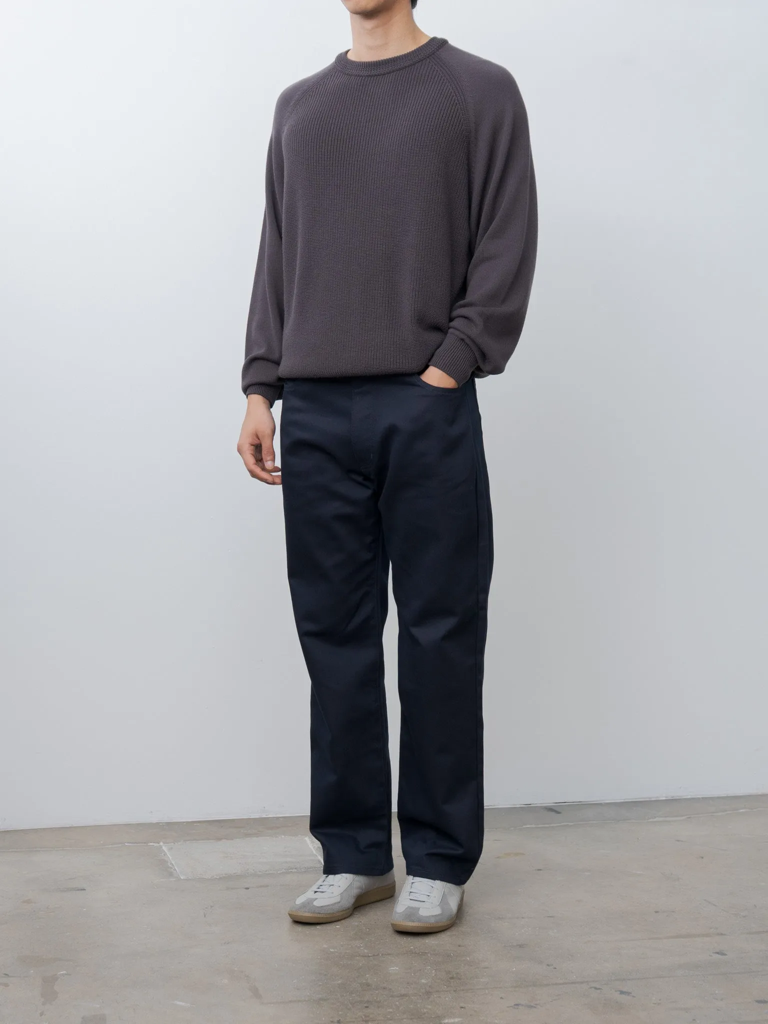 Rib Knit Sweater - Charcoal sold by Namu Shop product image thumbnail 3