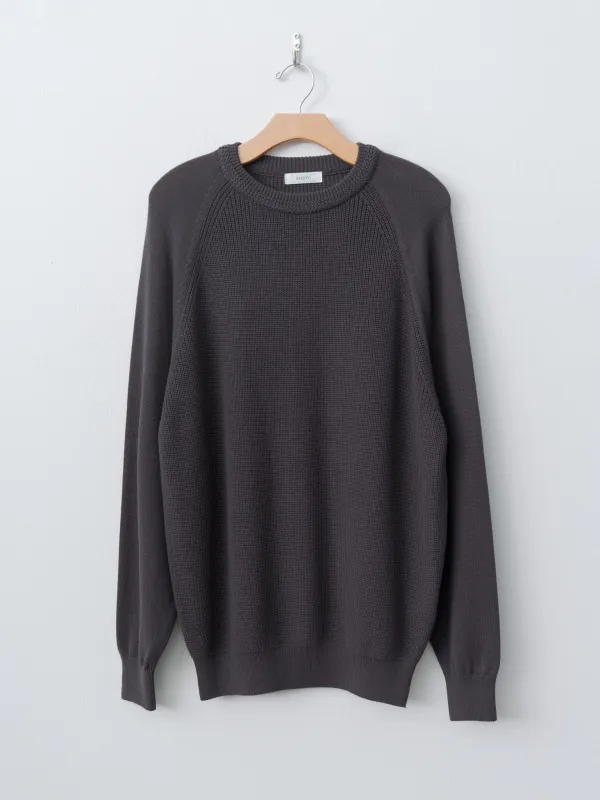 Rib Knit Sweater - Charcoal sold by Namu Shop