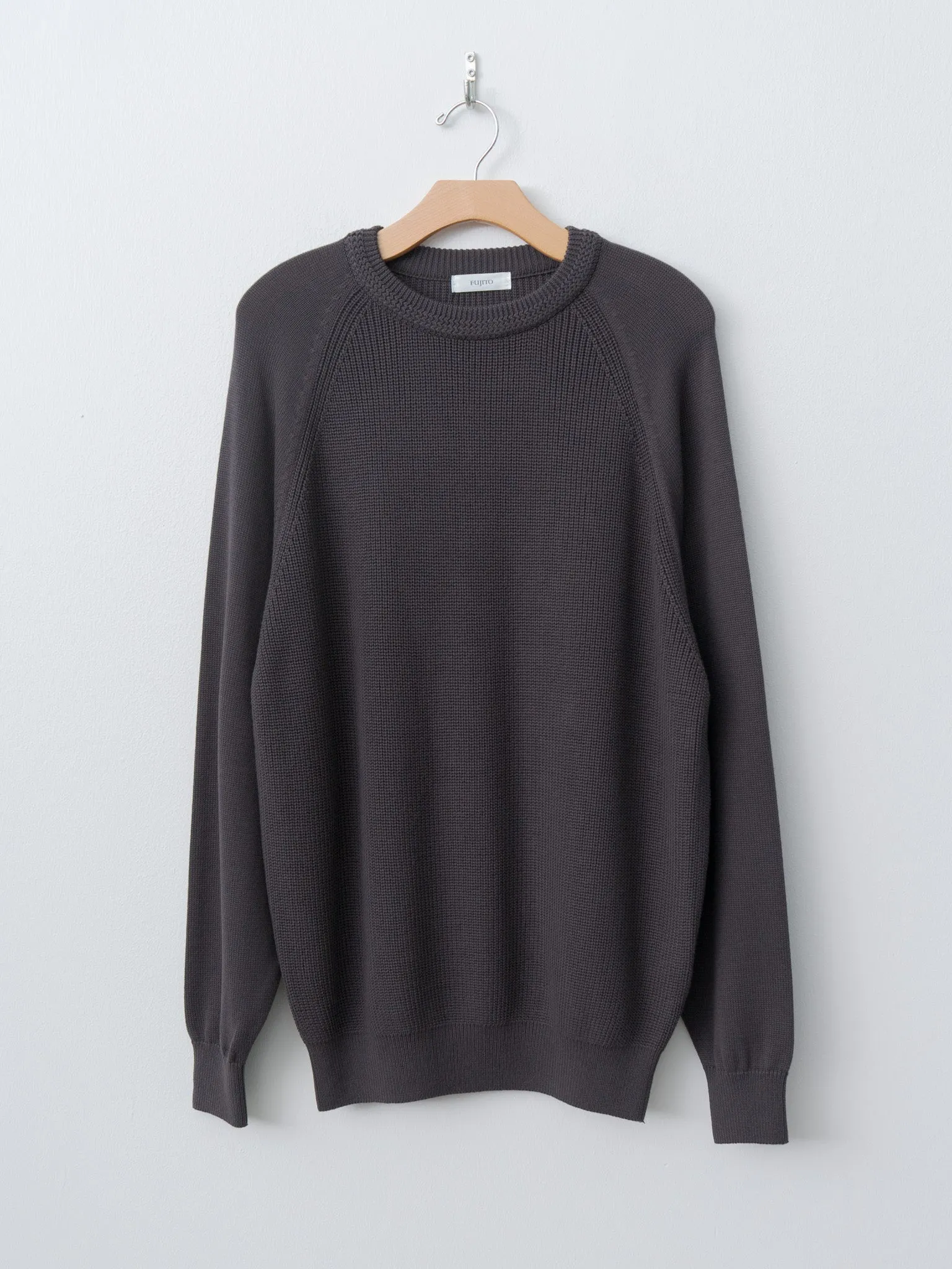 Rib Knit Sweater - Charcoal sold by Namu Shop