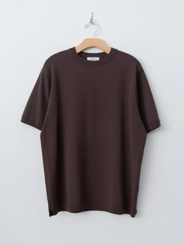 C/N Knit T-Shirt - Dark Brown sold by Namu Shop