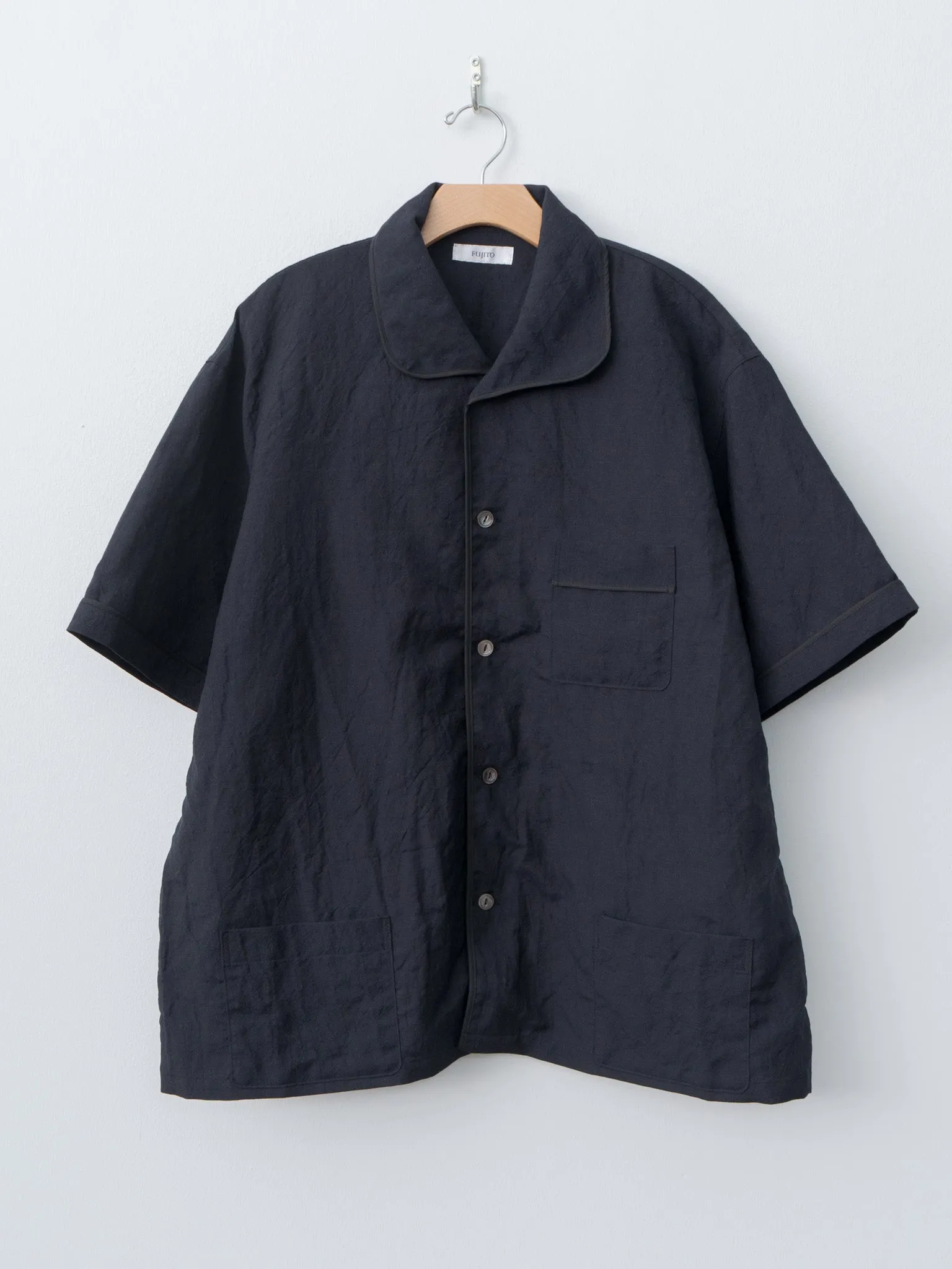 S/S Pajama Shirt - Dark Navy sold by Namu Shop