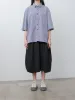 Ella Shirt - Navy Check sold by Namu Shop