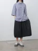 Ella Shirt - Navy Check sold by Namu Shop