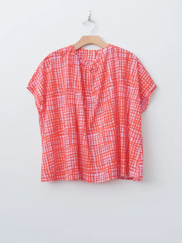 The Poet Top - Painted Check Jam sold by Namu Shop