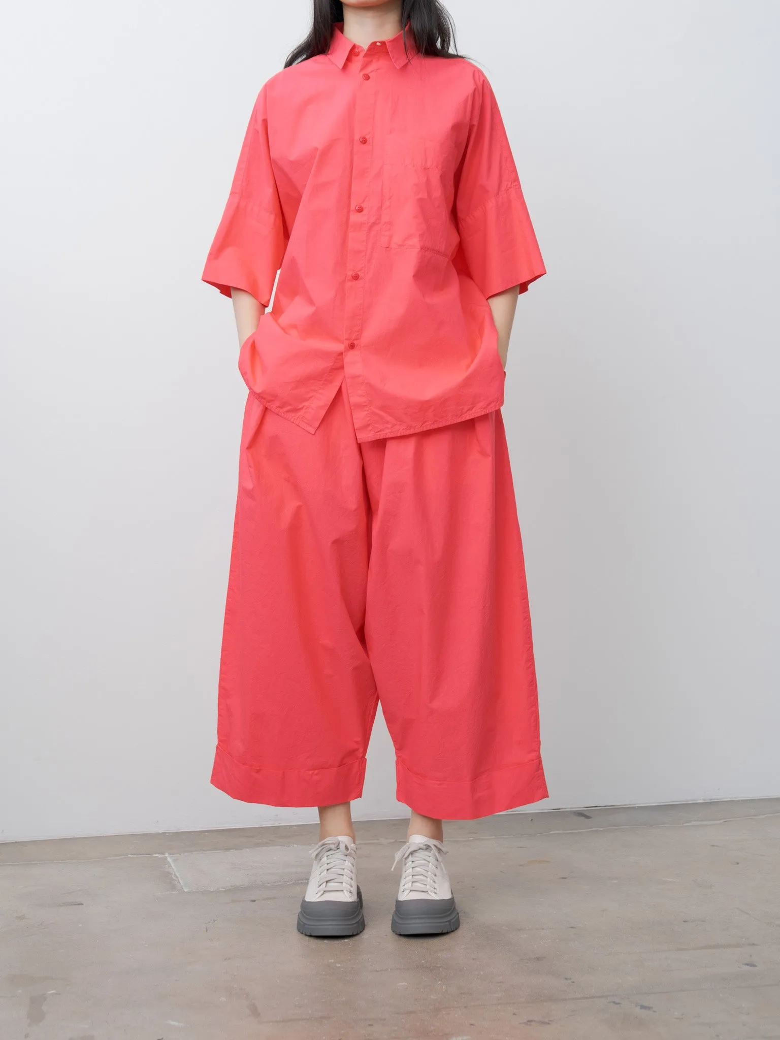 The Tinker Shirt - Poplin Tomato sold by Namu Shop product image thumbnail 3