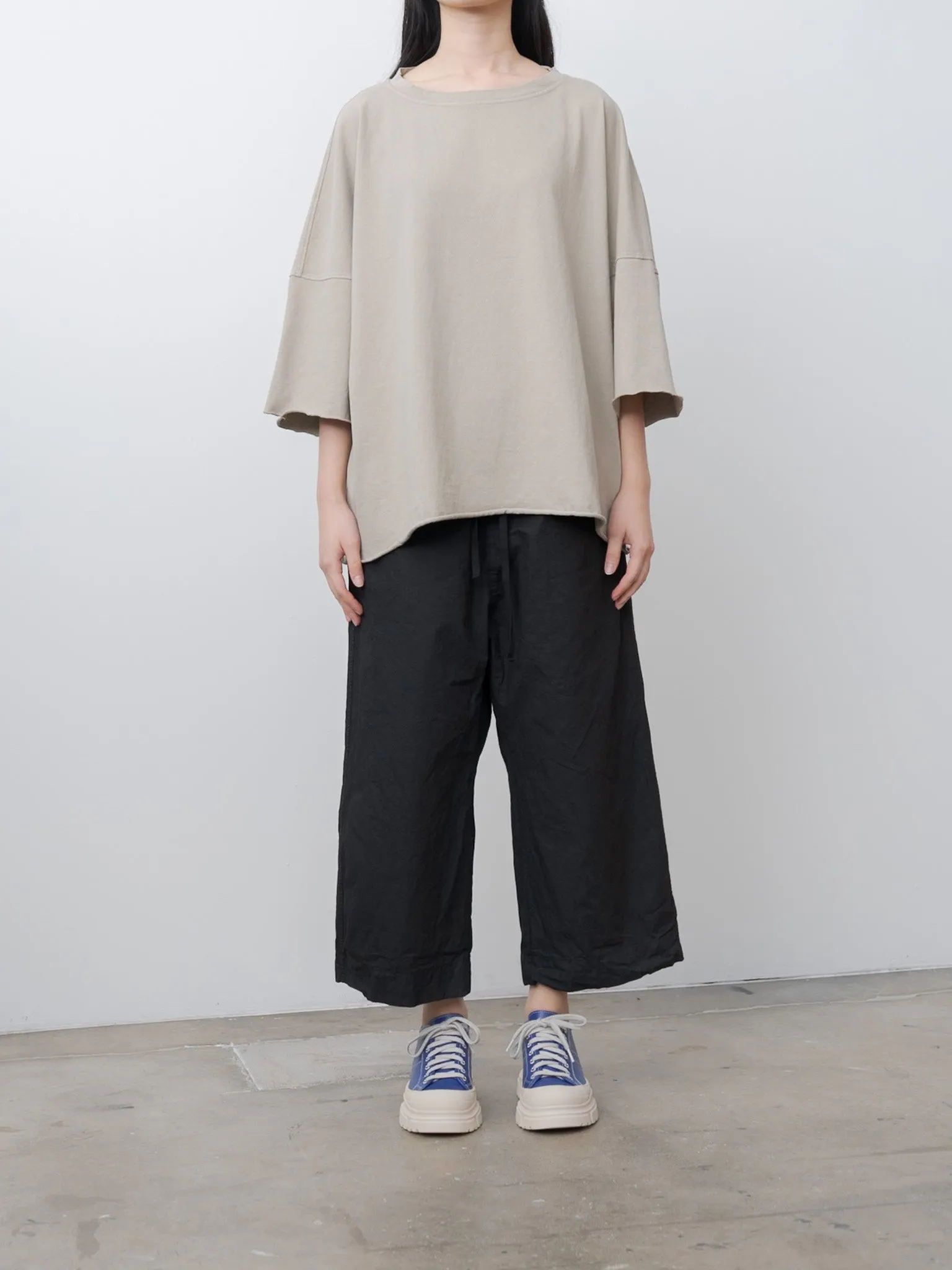 Wide & Short Trousers CC - Black sold by Namu Shop product image thumbnail 2
