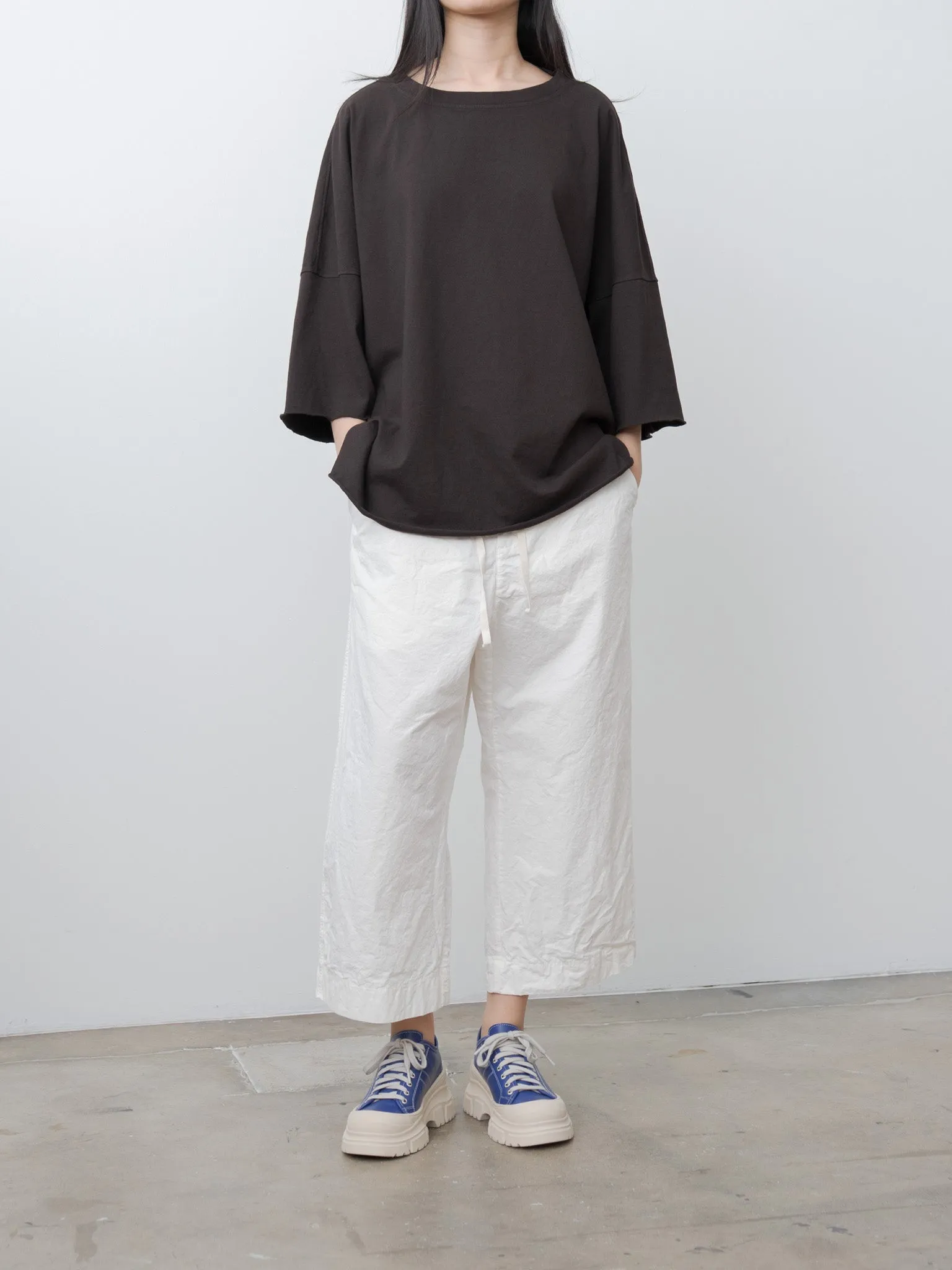 Wide & Short Trousers CC - Milk sold by Namu Shop product image thumbnail 2