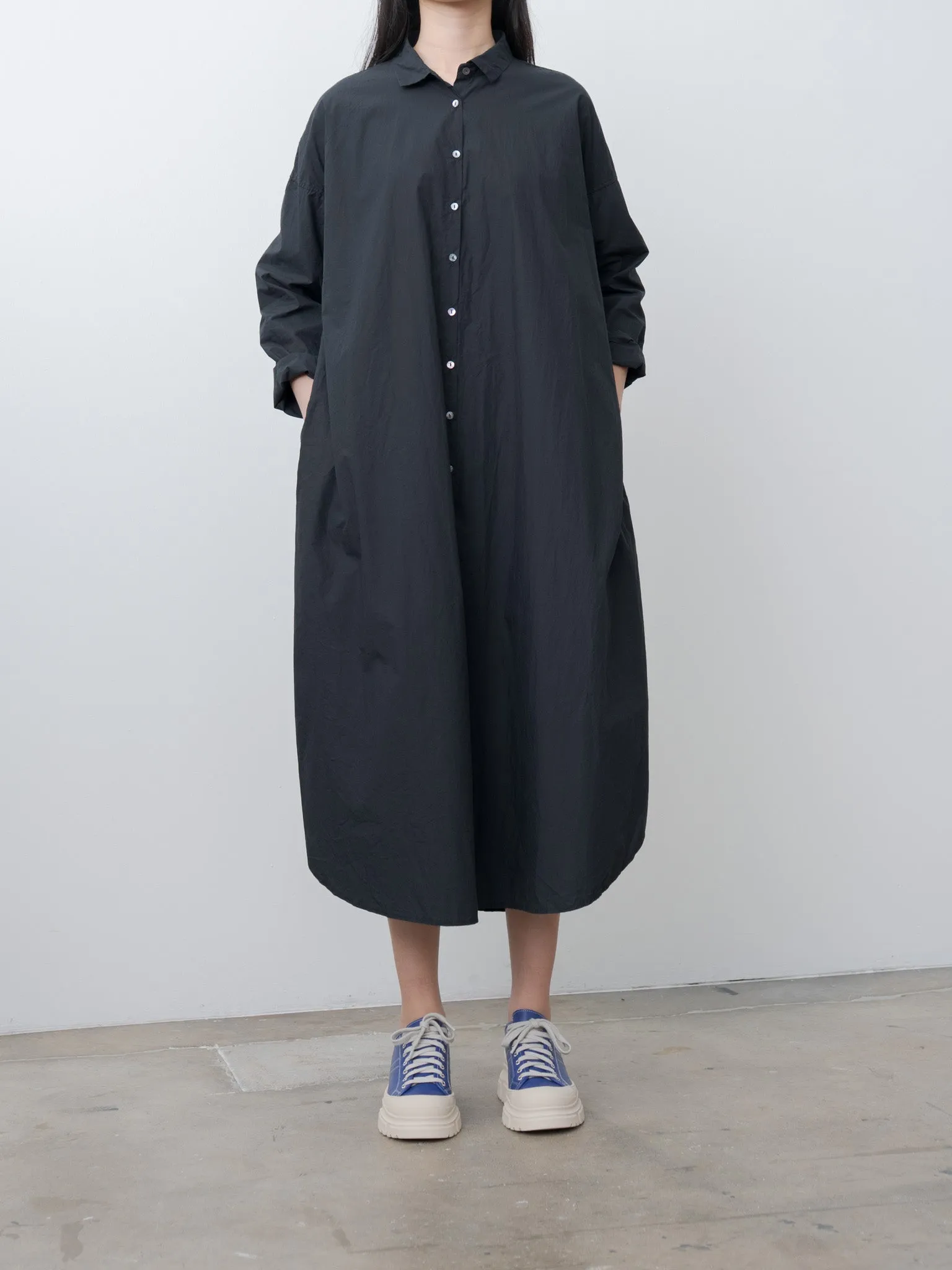 Long Shirt Dress TC - Black sold by Namu Shop product image thumbnail 3
