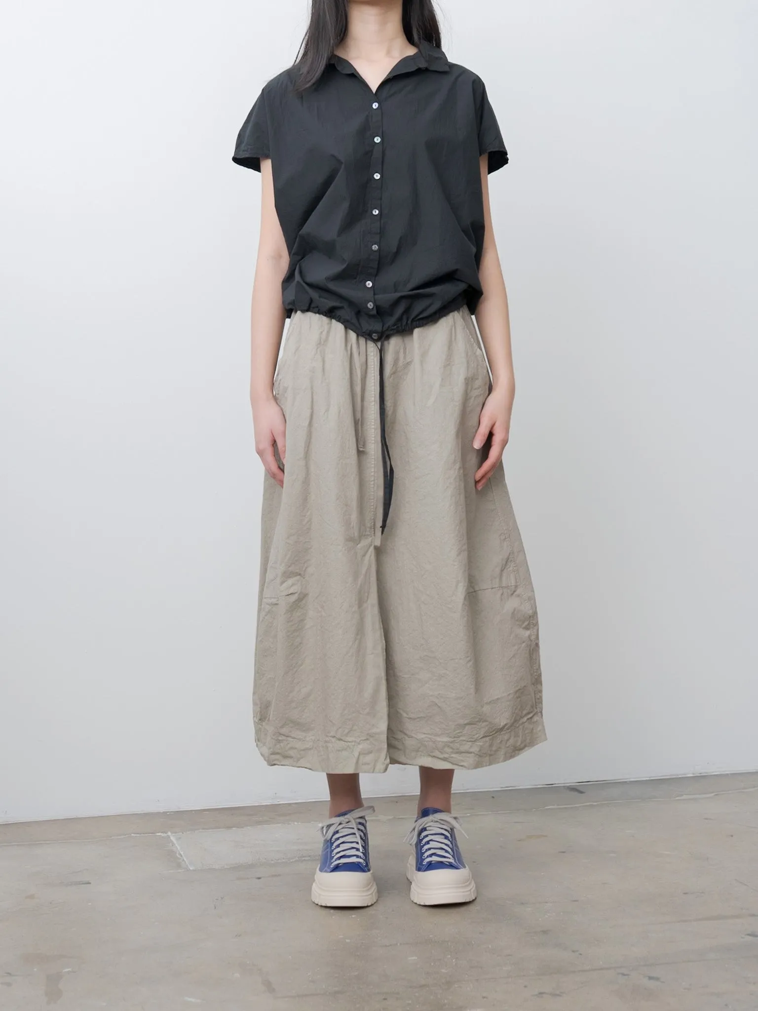 Short Sleeveless Shirt TC - Black sold by Namu Shop product image thumbnail 3