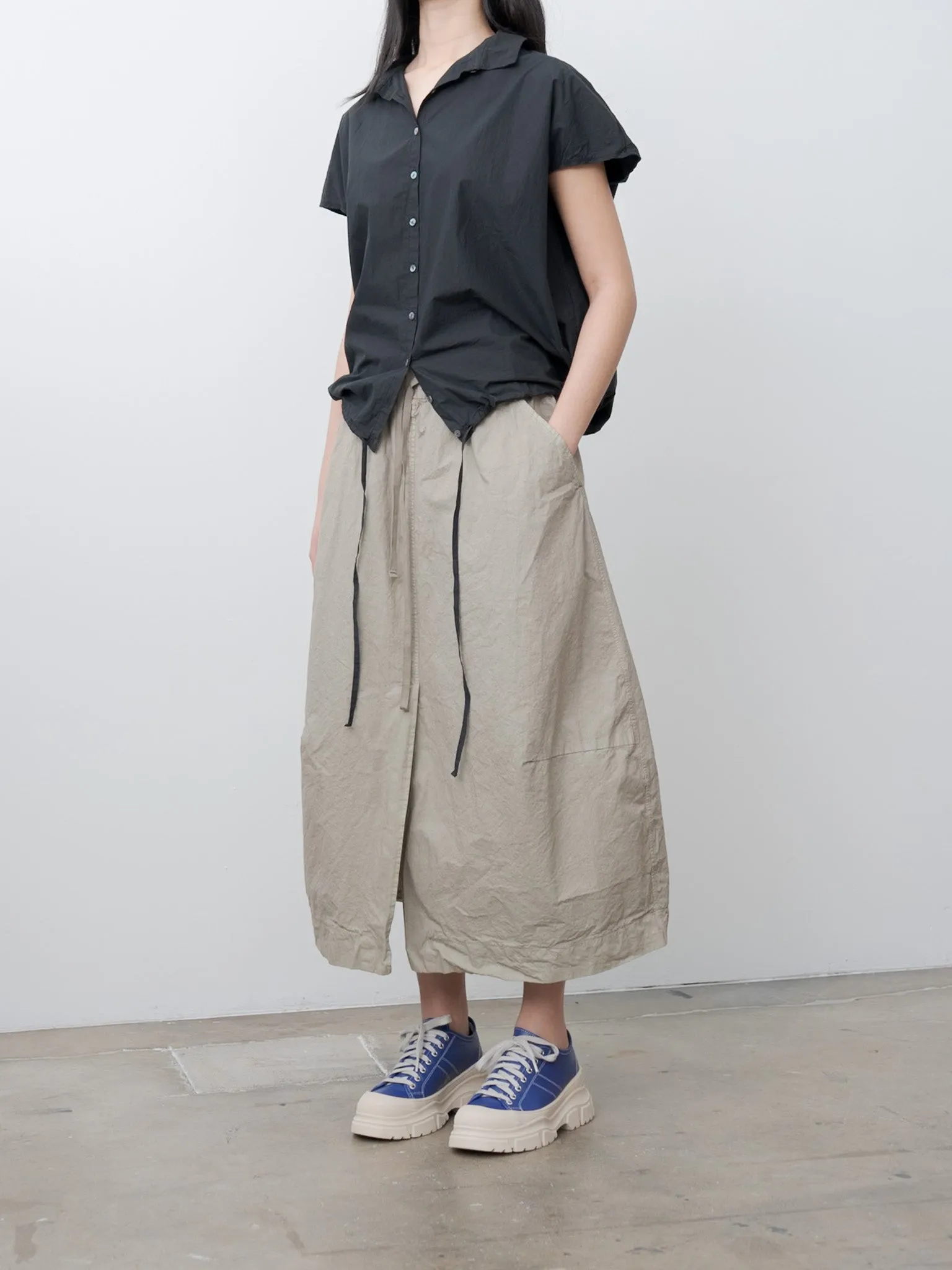 Short Sleeveless Shirt TC - Black sold by Namu Shop product image thumbnail 4