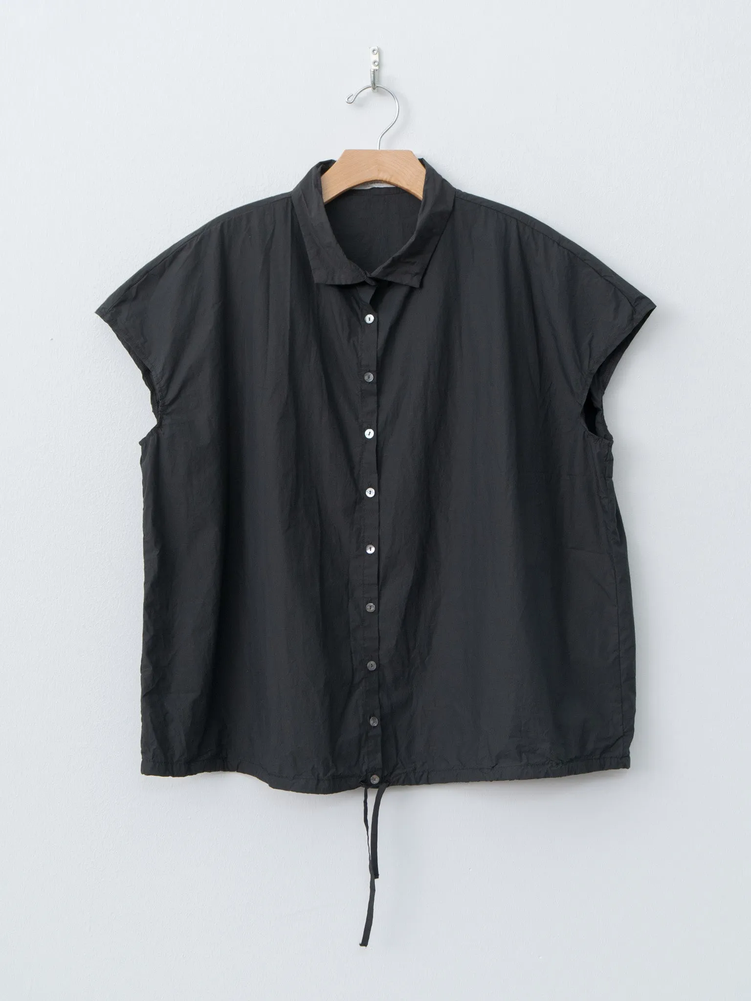 Short Sleeveless Shirt TC - Black sold by Namu Shop