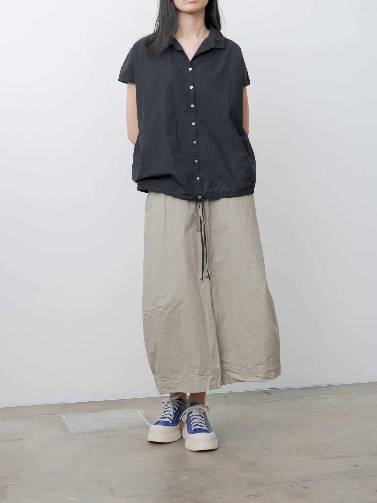 Short Sleeveless Shirt TC - Black sold by Namu Shop product image thumbnail 5