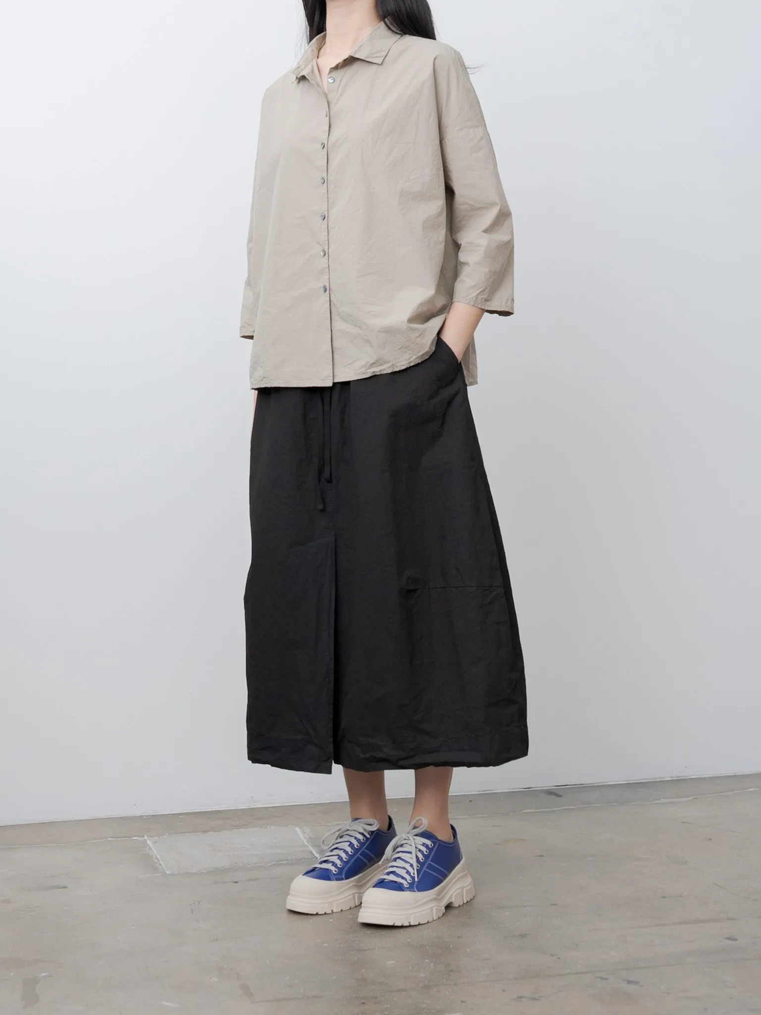 Short Collar Shirt TC - Stone sold by Namu Shop product image thumbnail 4