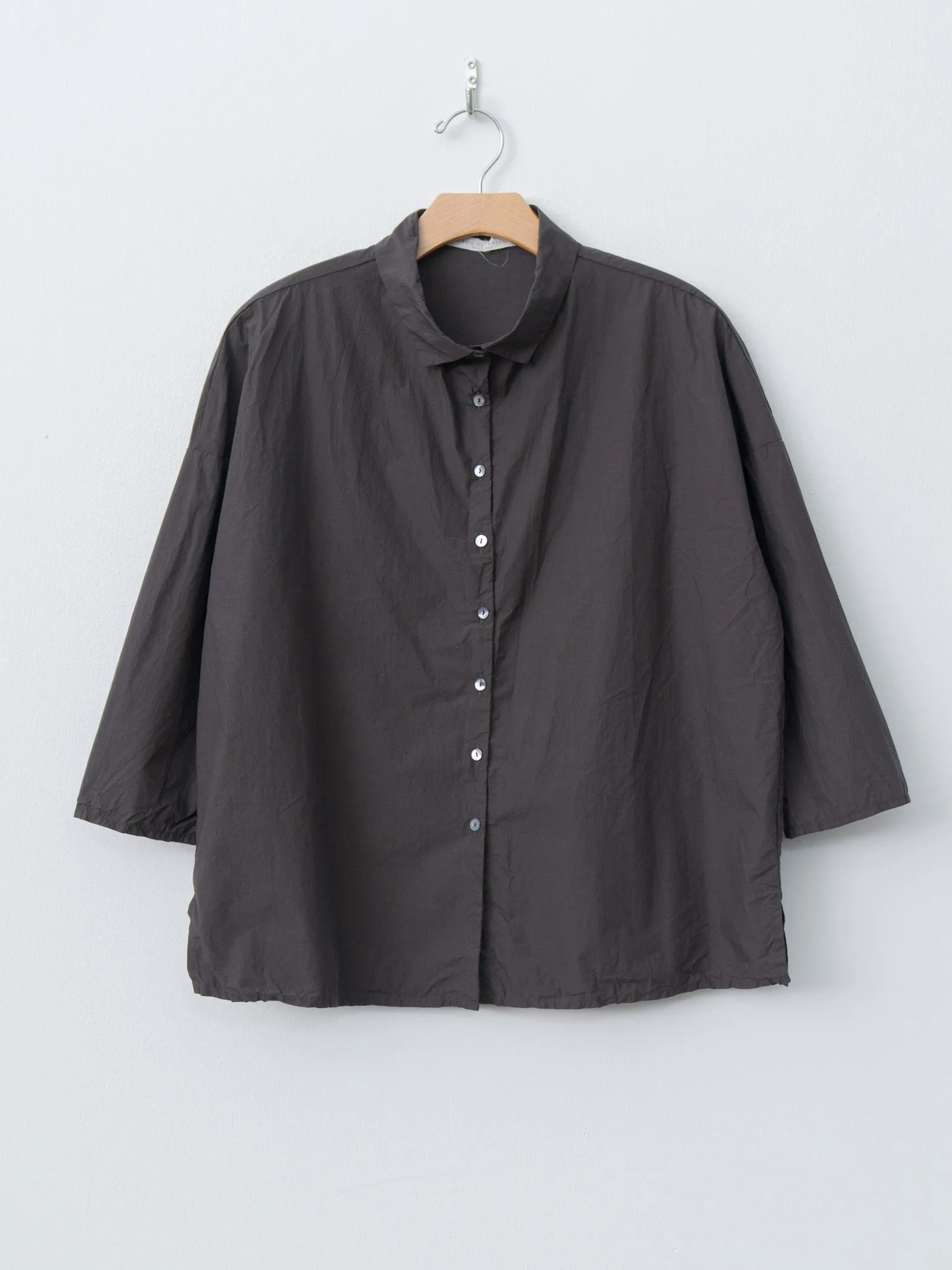 Short Collar Shirt TC - Brown sold by Namu Shop