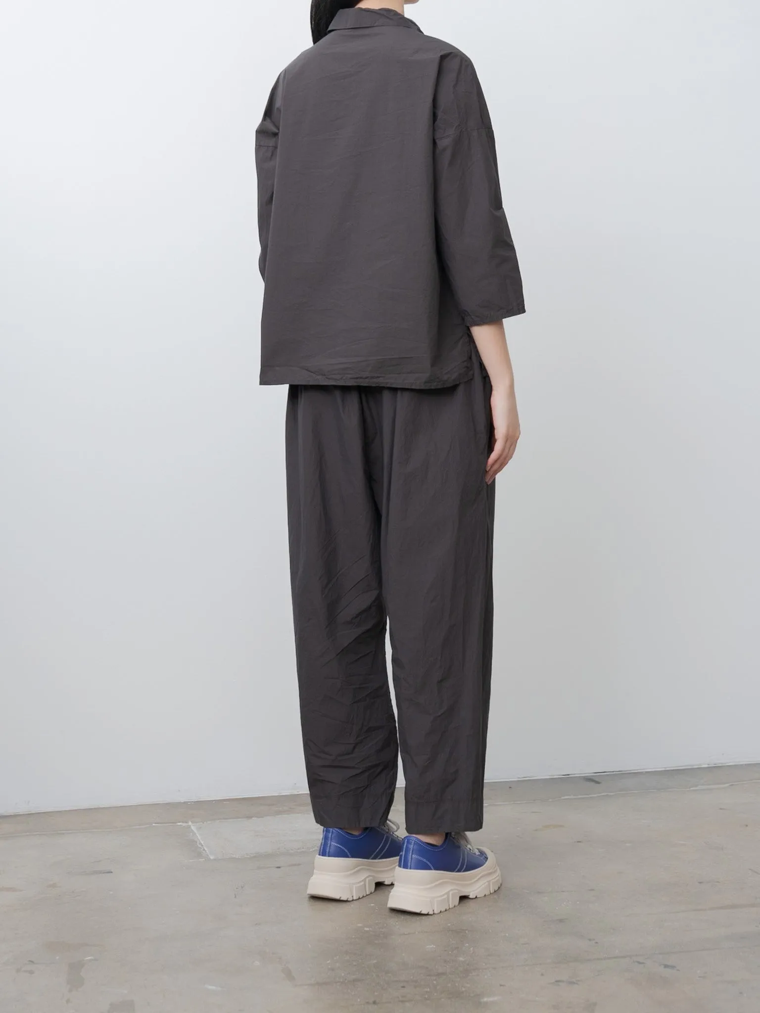 Short Collar Shirt TC - Brown sold by Namu Shop product image thumbnail 4