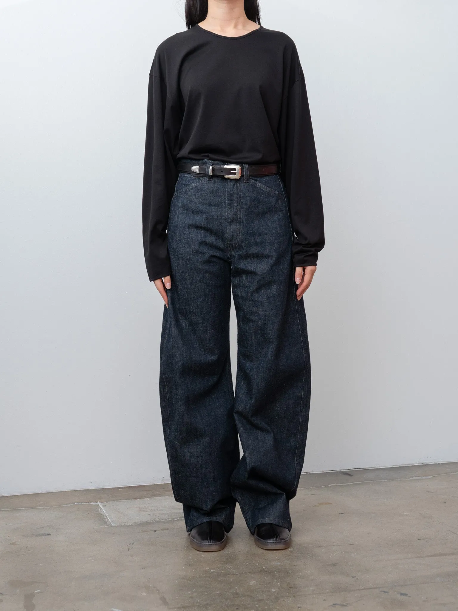 Minimal Western Belt - Black sold by Namu Shop product image thumbnail 2