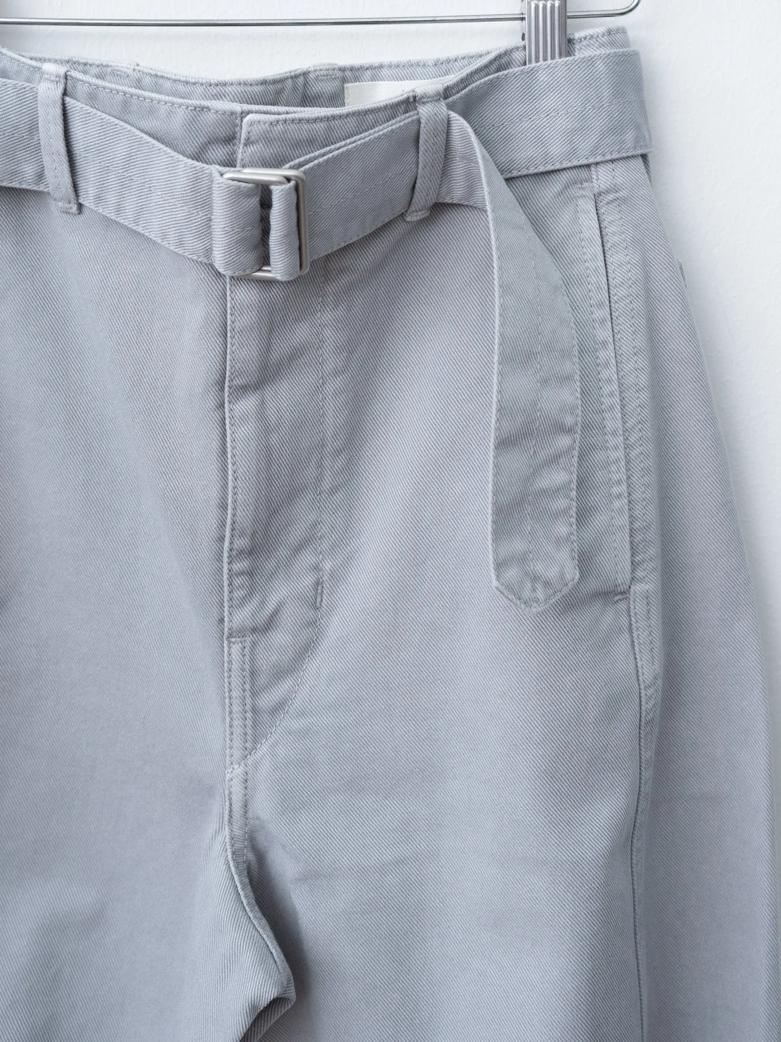 Twisted Belted Pants - Snowy Blue Grey sold by Namu Shop product image thumbnail 5