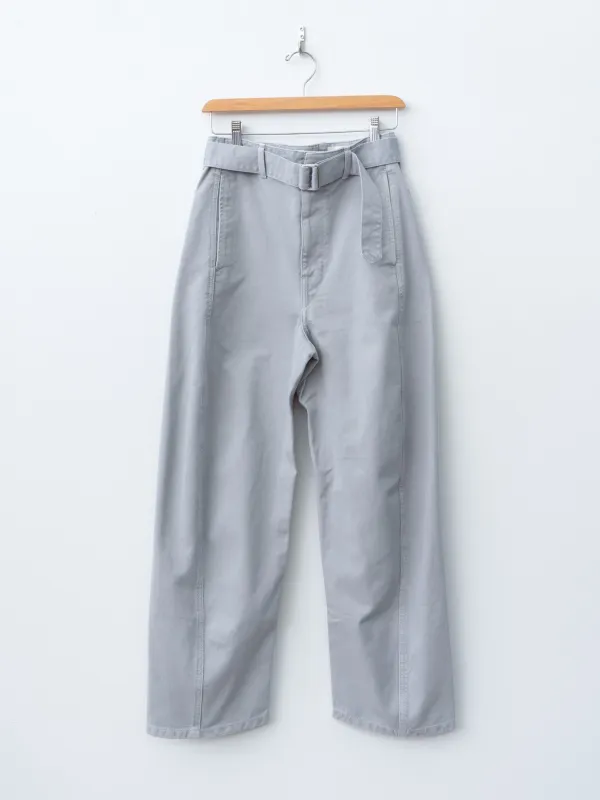 Twisted Belted Pants - Snowy Blue Grey sold by Namu Shop