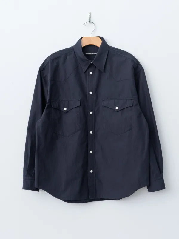 BRENDA-W Shirt - Navy sold by Namu Shop