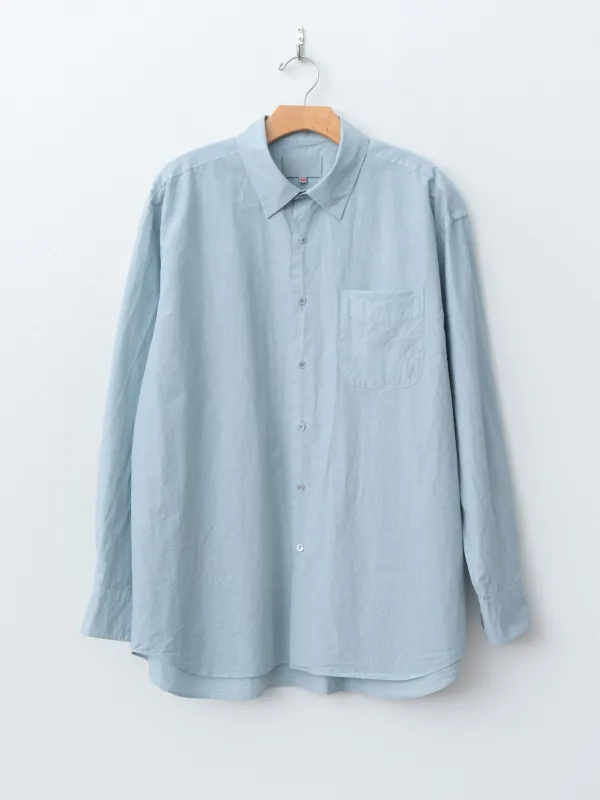 Regular Collar Shirt - Sky Blue sold by Namu Shop
