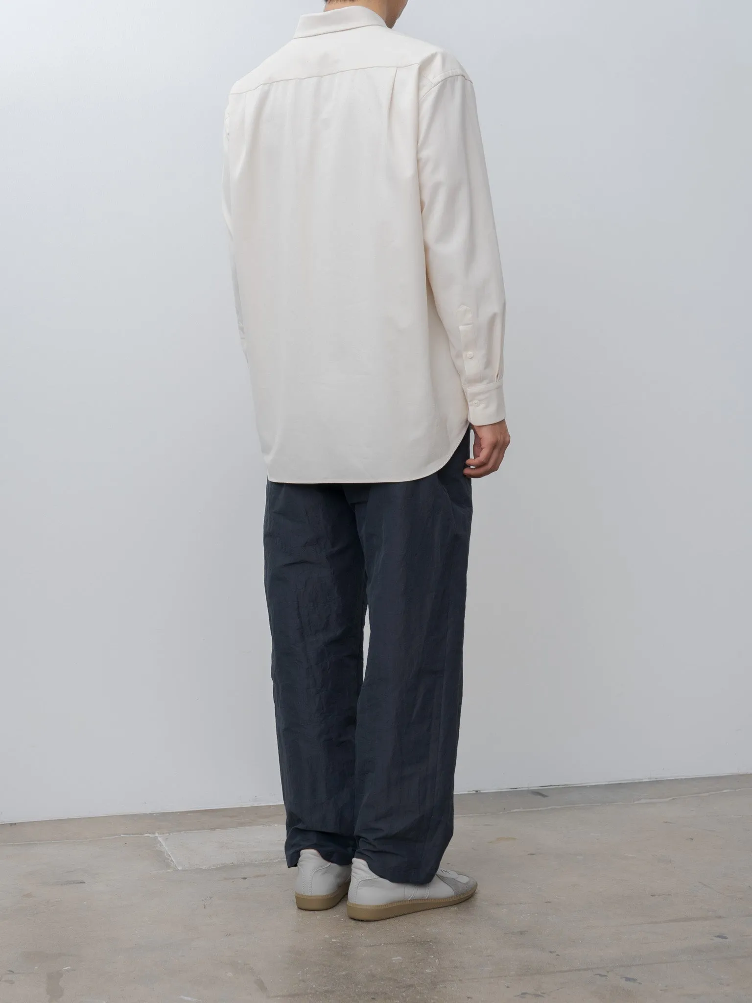 Regular Collar Shirt - Ecru sold by Namu Shop product image thumbnail 4