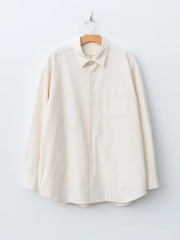 Regular Collar Shirt - Ecru sold by Namu Shop