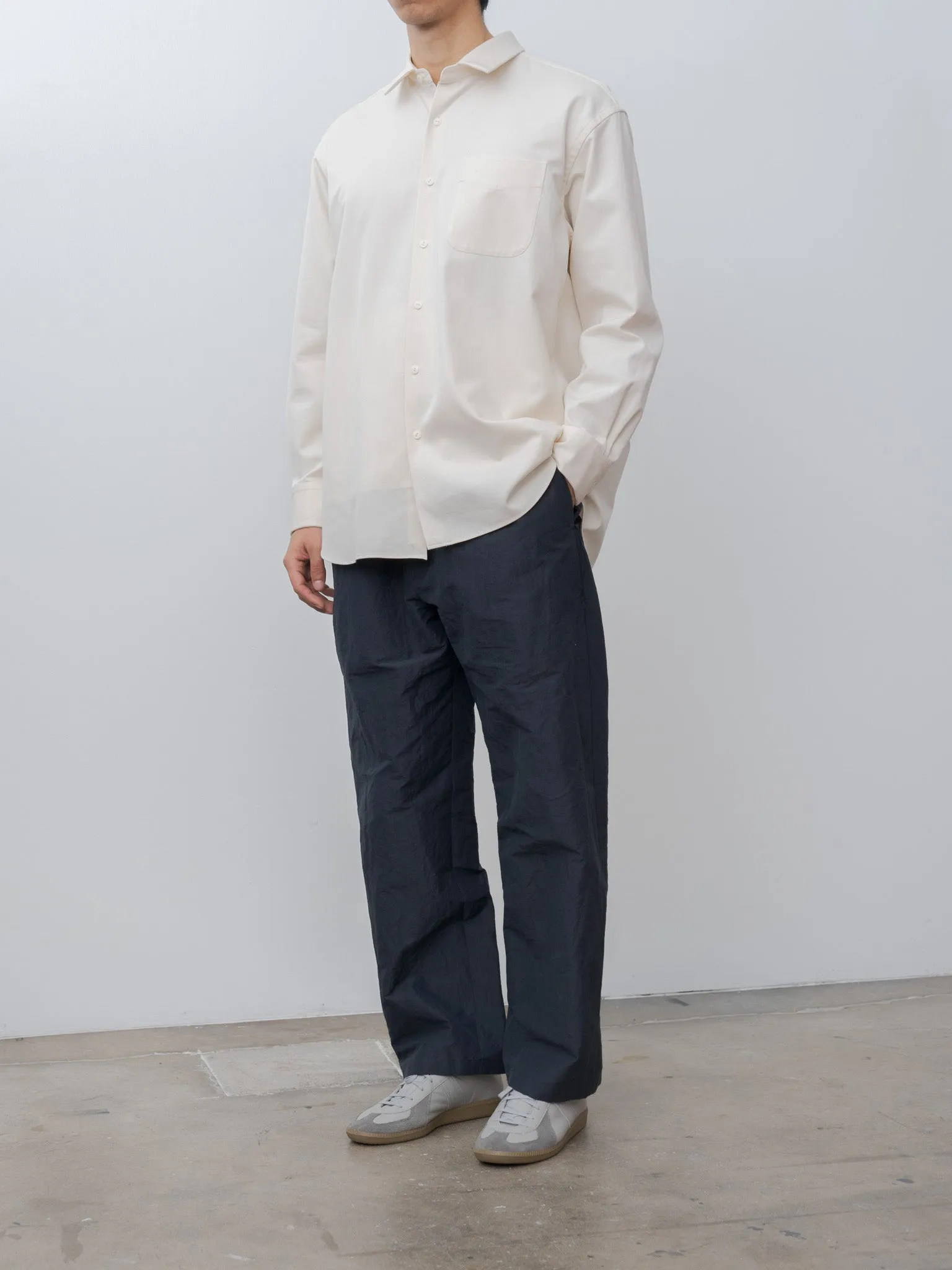 Regular Collar Shirt - Ecru sold by Namu Shop product image thumbnail 3