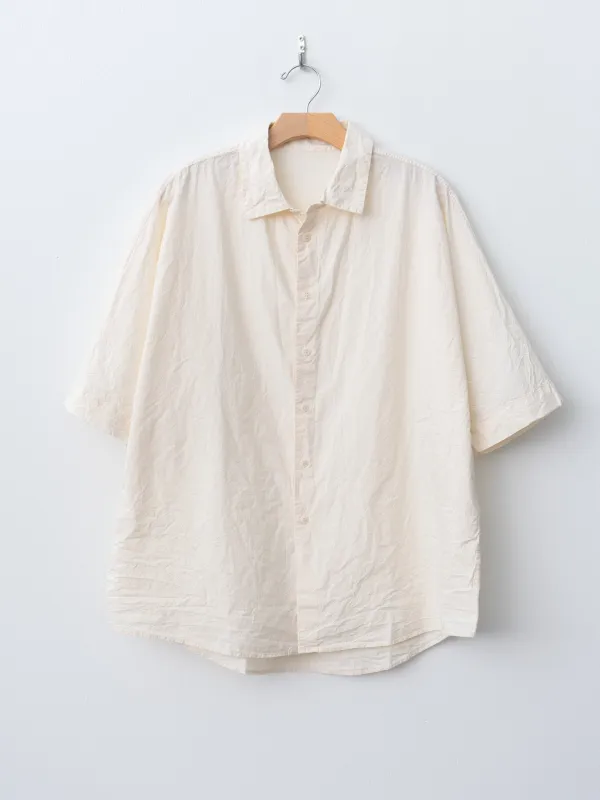 Waga Short Sleeve Shirt L COT - Natural sold by Namu Shop