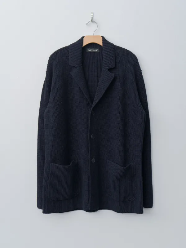 Pannocchia Jacket CREPE COT - Navy sold by Namu Shop