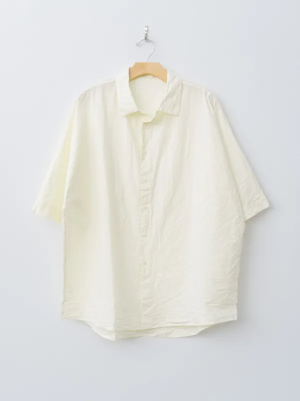 Waga Short Sleeve Shirt L COT - Natural sold by Namu Shop