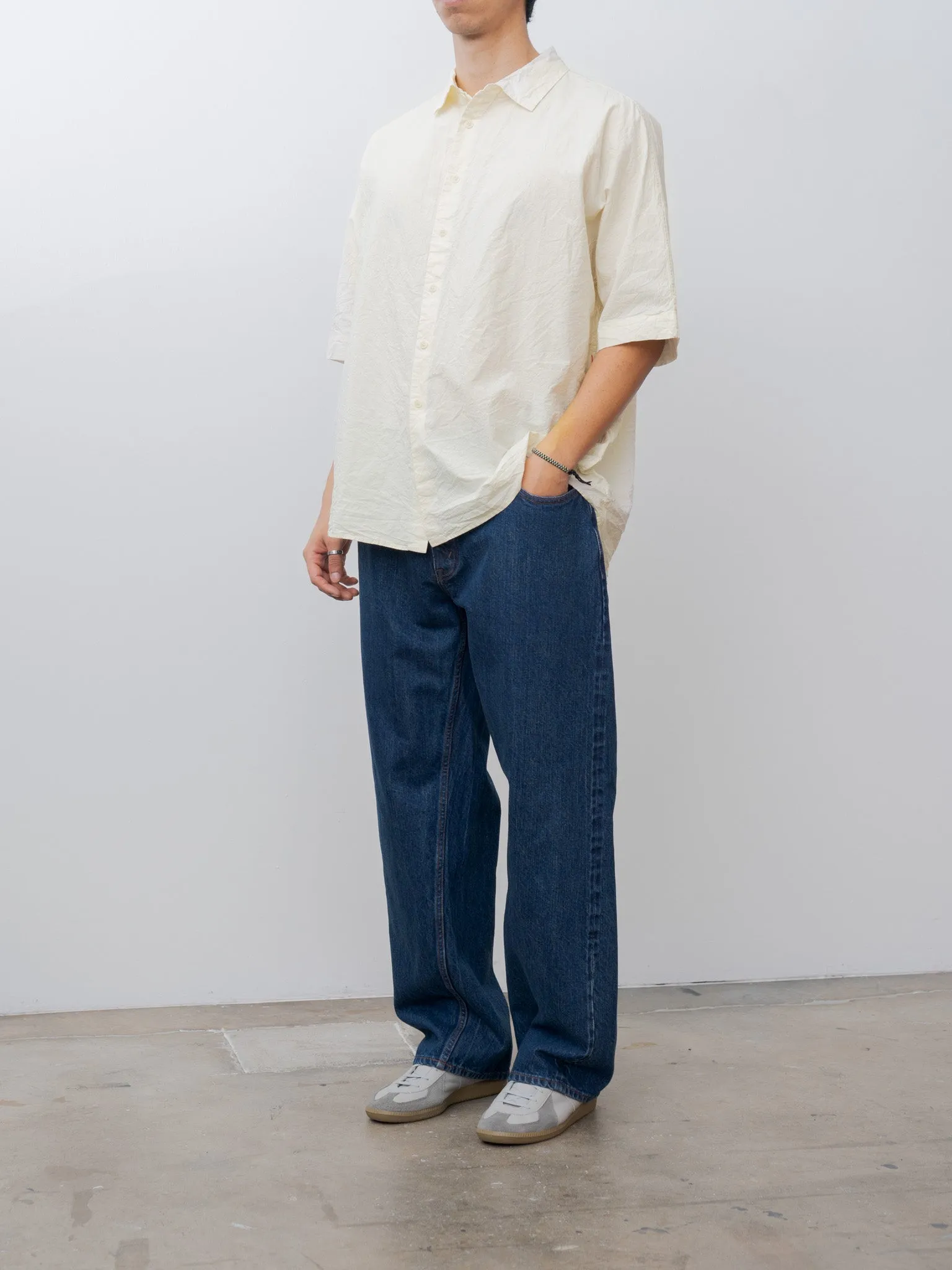 Waga Short Sleeve Shirt L COT - Natural sold by Namu Shop product image thumbnail 3