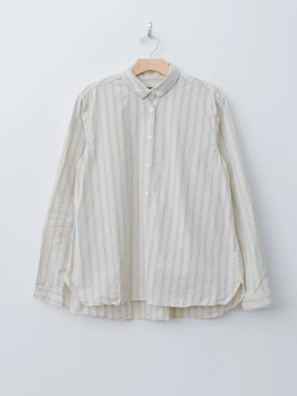 Loose Tyrol Shirt - Cream Stripe sold by Namu Shop