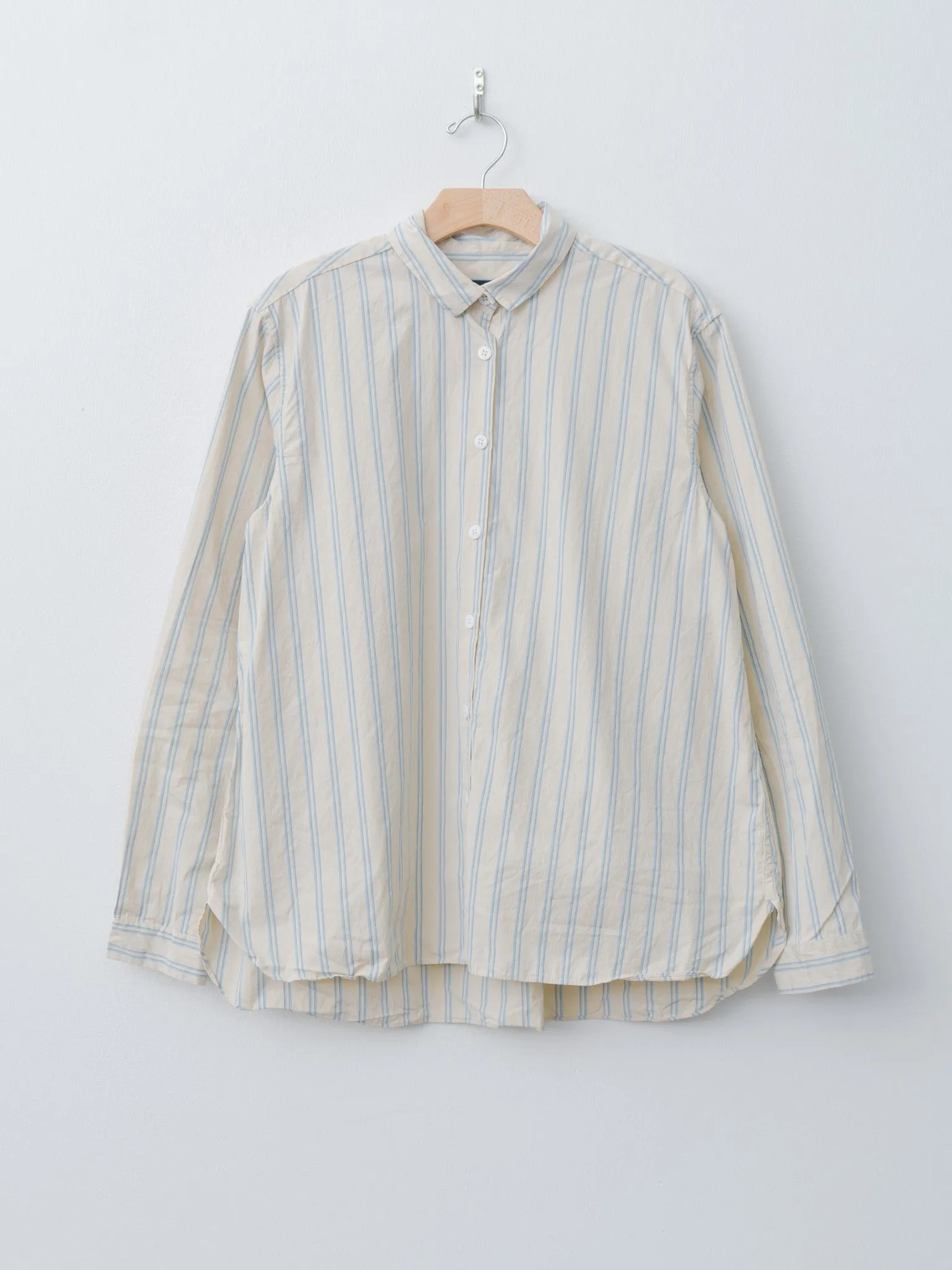 Loose Tyrol Shirt - Cream Stripe sold by Namu Shop